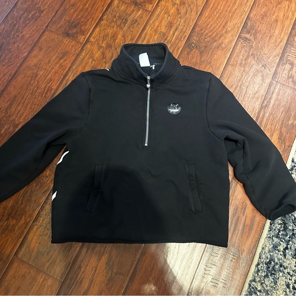 Puma x Pronounce half-zip sweatshirt in Black and White Spiral Jacket size M - Picture 3 of 9